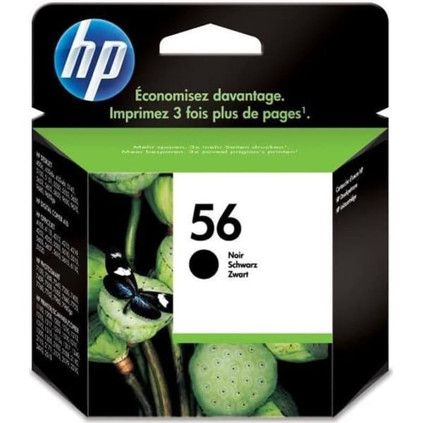 HP 56 original svart bläckpatron (C6656AE) för HP OfficeJet 5610 och HP PSC 1217/1311/1355