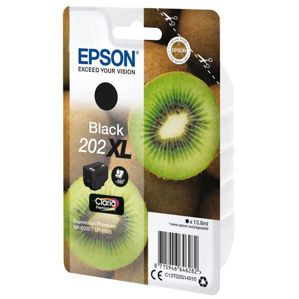 Epson Claria Premium 202XL bläckpatron - Svart - Bläckstråle - High Yield - 550 sidor