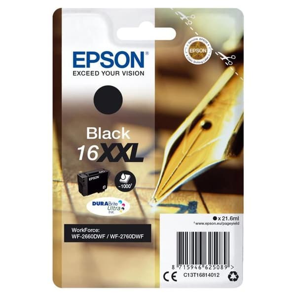 EPSON bläckpatron - Svart - Bläckstråle - 1000 sidor
