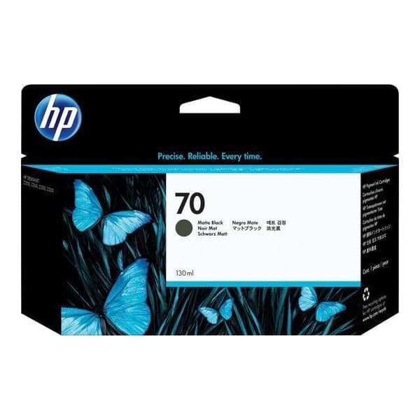 HP 70 bläckpatron - Paket med 1 - Svart