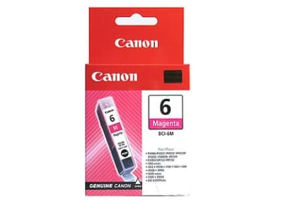 Canon BCI-6M - Magenta - original - blekkbeholder - for i96X, 990, 99XX; PIXMA IP3000, IP4000, iP5000, iP6000, iP8500, MP750, MP760, MP780; S830