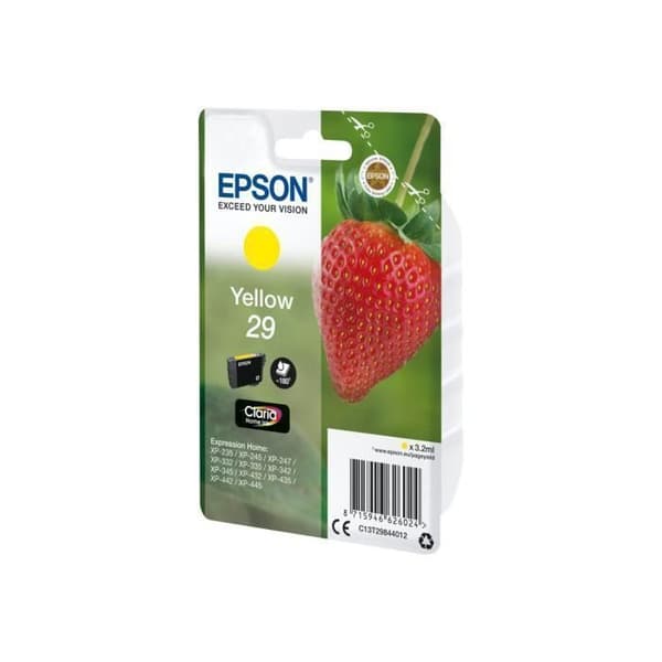Epson 29 gul bläckpatron - Expression Home XP-245, 247, 255, 257, 332, 342, 345, 352, 355