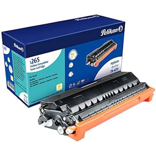 Tonerpatron - PELIKAN - 4285744 - Kompatibel med Brother - Gul - 1800 ark