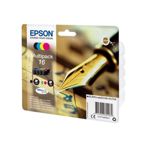 Epson 16 Multipack - 4-pack - svart, gul, cyan, magenta - original - bläckpatron