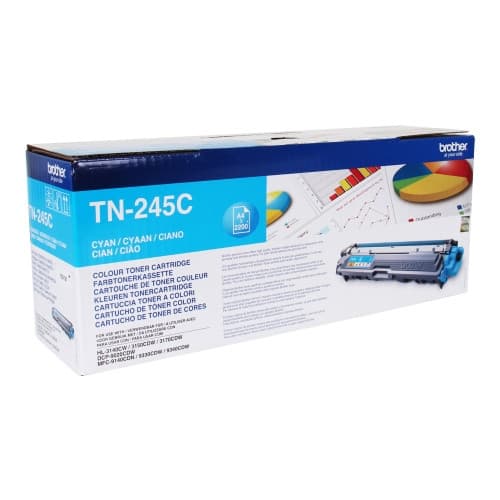 Brother TN245C - Lång livslängd - cyan - original - tonerkassett