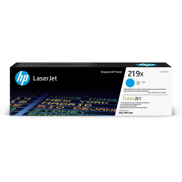 Original blækpatron HP W2191X Cyan (1 enheder)