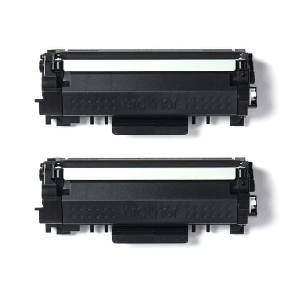 Original blækpatron Brother TN2420TWIN Sort