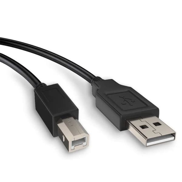 USB-skrivarkabel 1,5 meter USB 2.0 Kompatibel med skrivare Scanner Canon HP Dell Epson Brother Lexmark Pixma Samsung Xerox