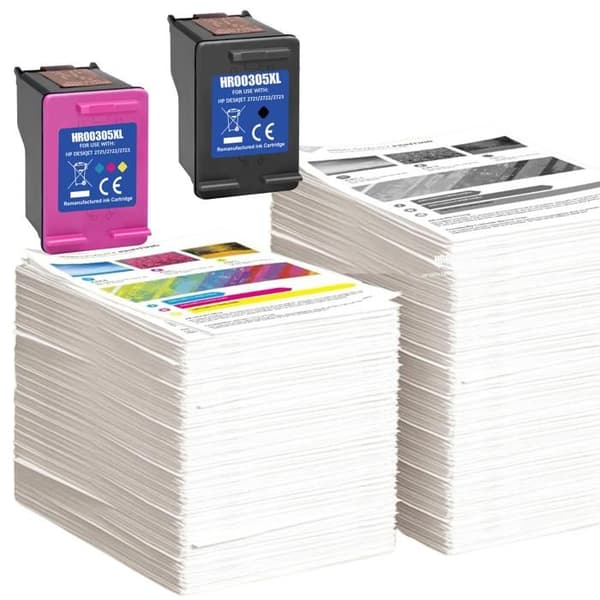 Ersättning bläckpatron HP 305XL Svart Kompatibel med DeskJet 2800 4200 DeskJet Plus 4100 Envy 6010 6400 Envy Pro 6455