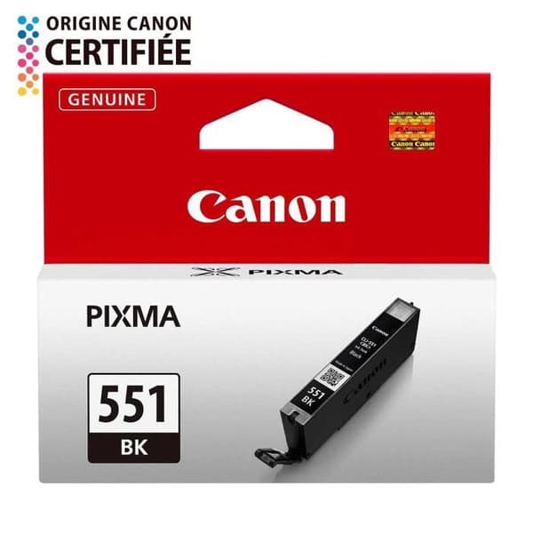 CANON CLI-551BK bläckpatron - Svart - Standardkapacitet 1 800 sidor