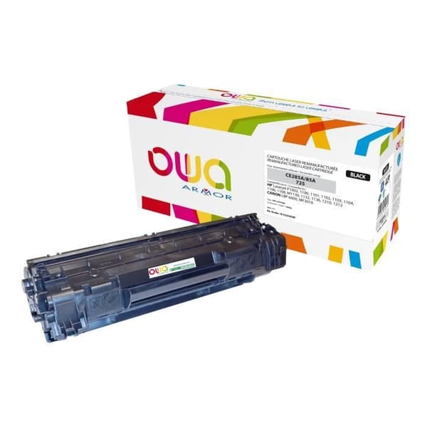 OWA - Remanufactured tonerkassett - Svart - Kompatibel för: Canon i-SENSYS LBP6020, LBP6030