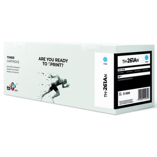 TB Print Toner för HP CP4025 cyan TH-261AN 100 % ny - 5902002190398