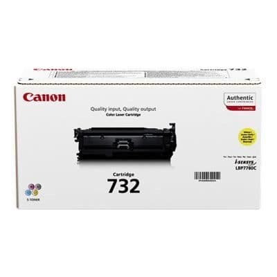CANON Paket med 1 tonerkassett - 732-Y - Gul - standardkapacitet 6400 sidor