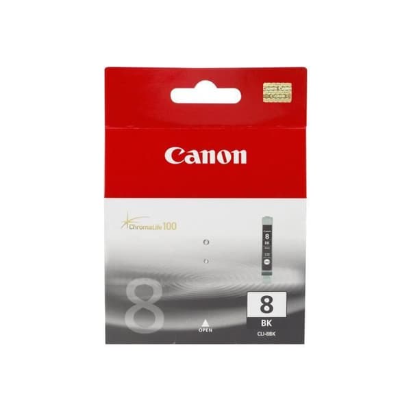 Canon CLI-8Bk Svart bläckpatron för PIXMA - bläckstråleskrivare - Canon ChromaLife100 - Paket med 1