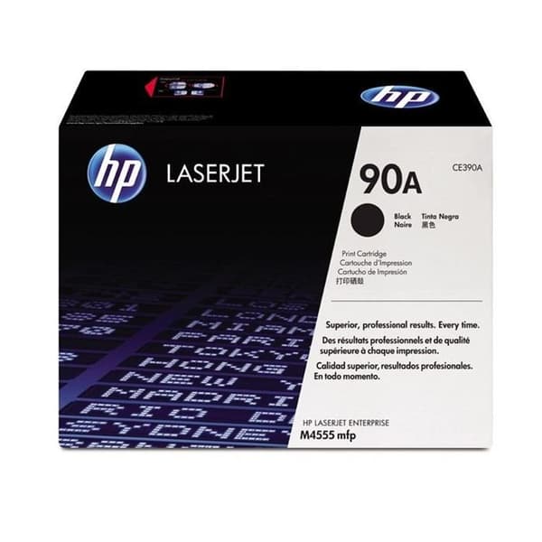 HP 90A (CE390A) TONER Svart - äkta patron för HP LaserJet M4555MFP/M601/M602/M603-skrivare