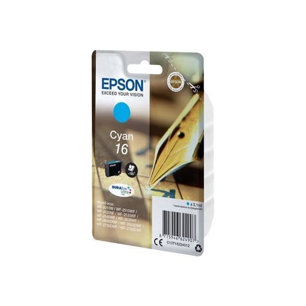EPSON T1622 Cyan bläckpatron - Reservoarpenna (C13T16224012)