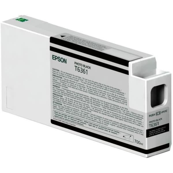 EPSON Photo Ink Cartridge T6361 - Svart - Standardkapacitet 700ml
