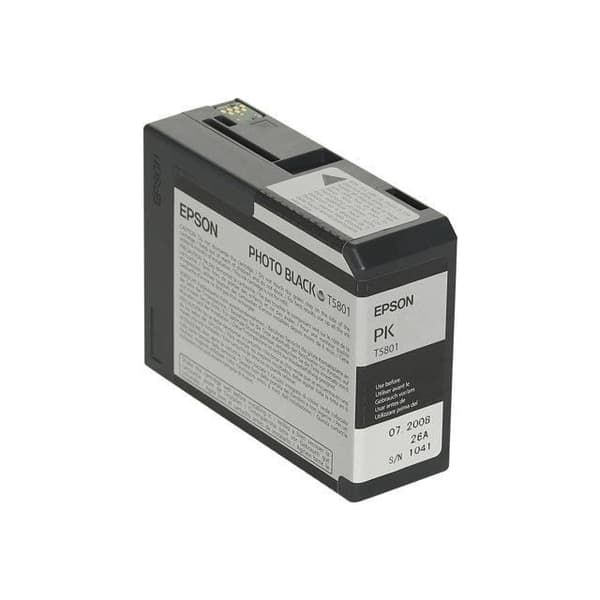 EPSON Cartridge T5801 - Fotosvart - 80ml