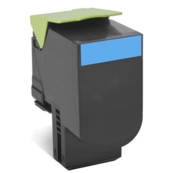 802HCE tonerkassett - Cyan - LEXMARK - Standardkapacitet 3 000 sidor - Laserutskriftsteknik