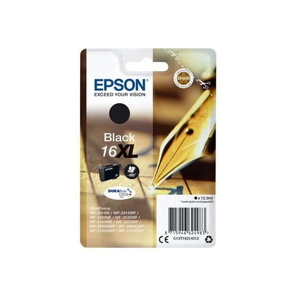 EPSON T1631 XL svart bläckpatron - Reservoarpenna (C13T16314012)