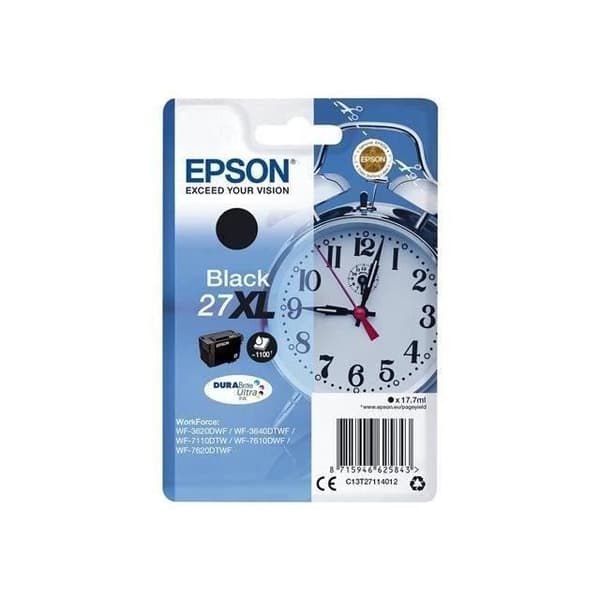 EPSON T2711 XL svart bläckpatron - Väckarklocka (C13T27114012)