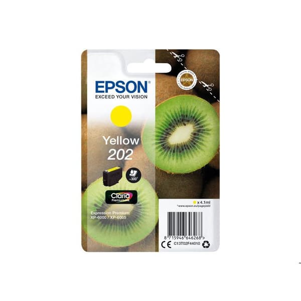 EPSON 202 bläckpatron - Gul - 4,1 ml - Original