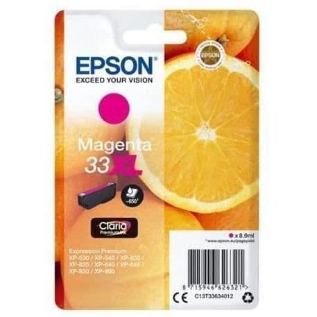 EPSON T3363 XL Magenta - Orange bläckpatron (C13T33634012)