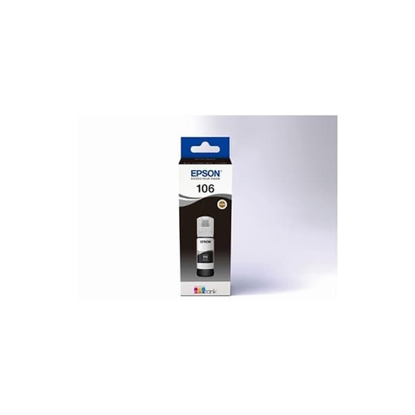 Bläckbehållare - EPSON - 106 - 70 ml - fotosvart - för EcoTank ET-7700, ET-7750, L7160, L7180