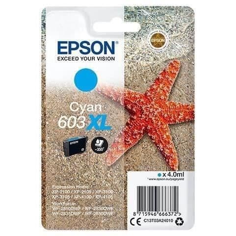603 XL Cyan bläckpatron - Epson - Sjöstjärna - Låg kostnad och tillförlitlighet