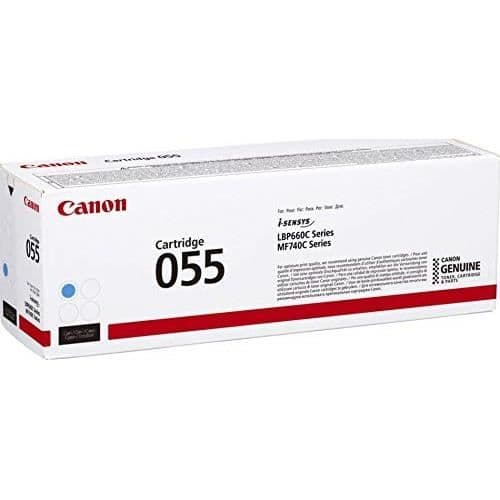 CANON 055 tonerkassett - Cyan för i-SENSYS MF744Cdw, MF742Cdw, LBP663Cdw, LBP664Cx, MF746Cx
