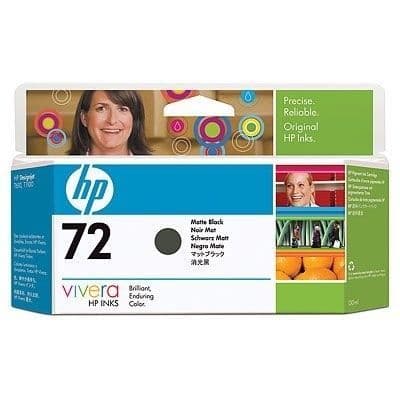 HP 72 - 130 ml original bläckpatron - mattsvart