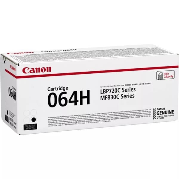 Tonerpatron - Canon - 064 H BK - Svart - Förpackning av 1 - En storlek