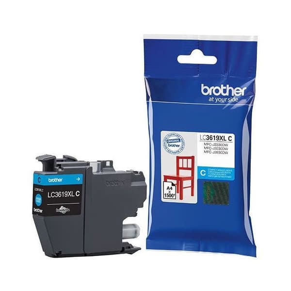 Brother LC3619XLC Cyan originalbläckpatron för Brother MFC-J2330DW, MFC-J3530DW, MFC-J3930DW