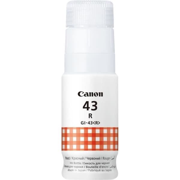 Canon GI-43R röd bläckpatron - 60 ml kapacitet - PIXMA G640/G540