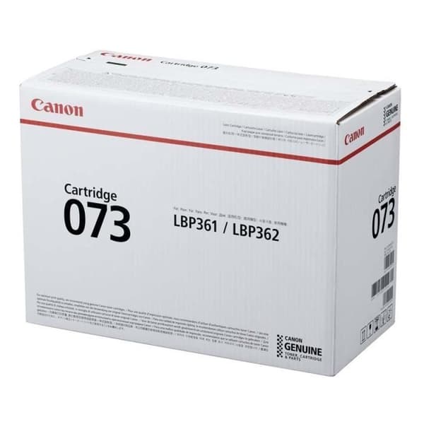 Canon 073 svart tonerkassett - Kapacitet 27000 sidor - Original