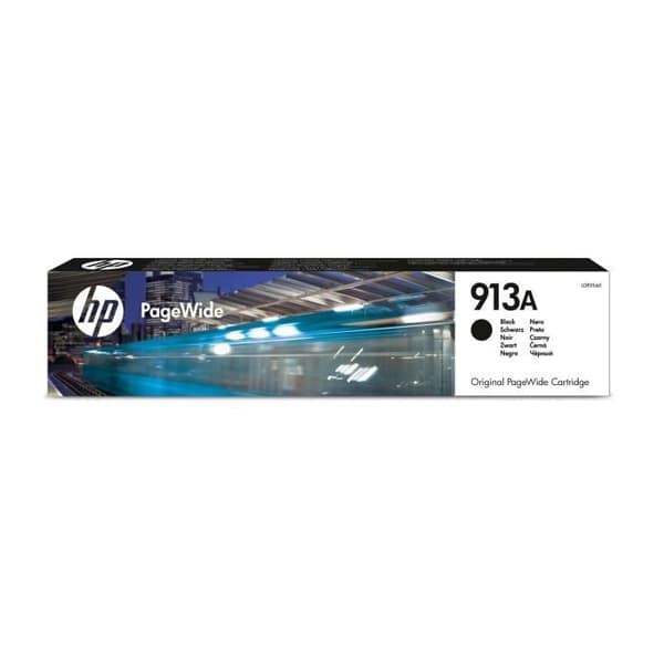 HP 913A svart original PageWide bläckpatron (L0R95AE) för HP PageWide 377/452/477