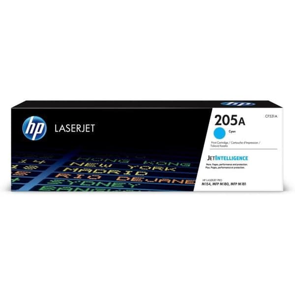 Hp bläckpatron nr 205A Cyan