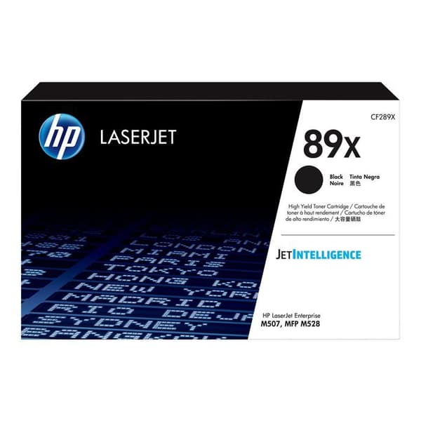 HP 89X tonerkassett - Svart - Laser - Hög kapacitet - 10 000 sidor