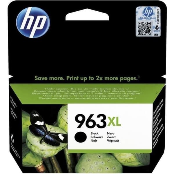 HP 963XL svart originalbläckpatron med hög kapacitet (3JA30AE) för HP OfficeJet Pro 9010 / 9020 series