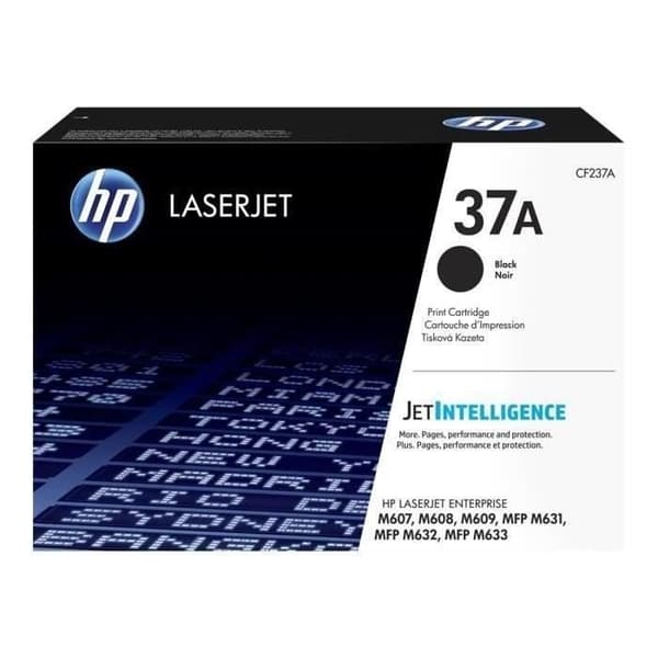 Original HP 37A (CF237A) svart tonerkassett för HP LaserJet E62555/E62565/E62655/M607/M608/M609/M631/M632