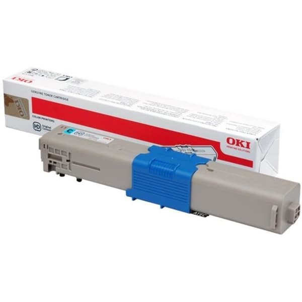 OKI C332/MC363 Cyankompatibel tonerkassett - Räcker upp till 1500 sidor ISO/IEC 19798