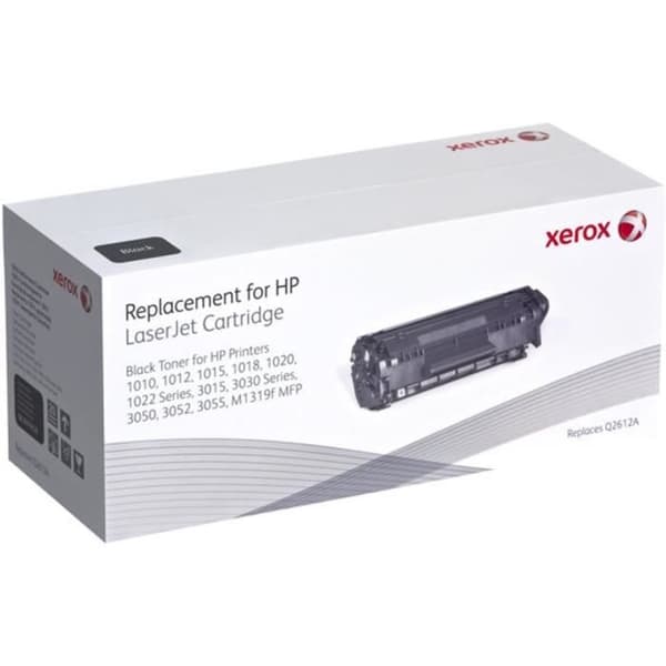 XEROX tonerkassett motsvarande HP Q2612A för HP LJ series 1010 - Svart - Kapacitet 2300 sidor