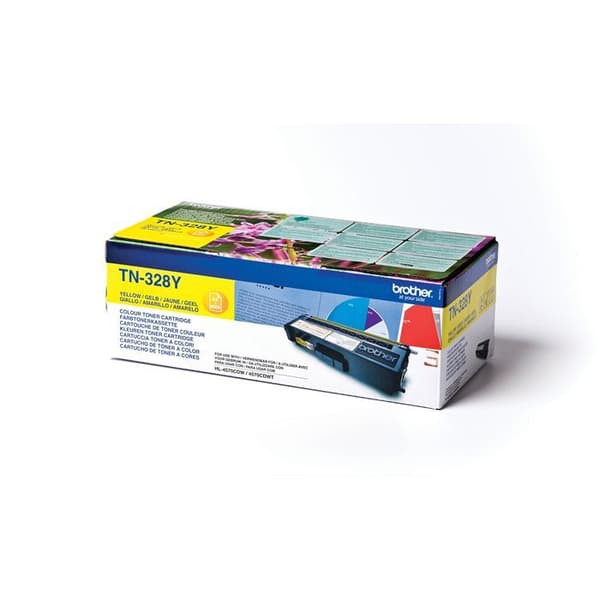 Brother TN-328Y gul lasertoner