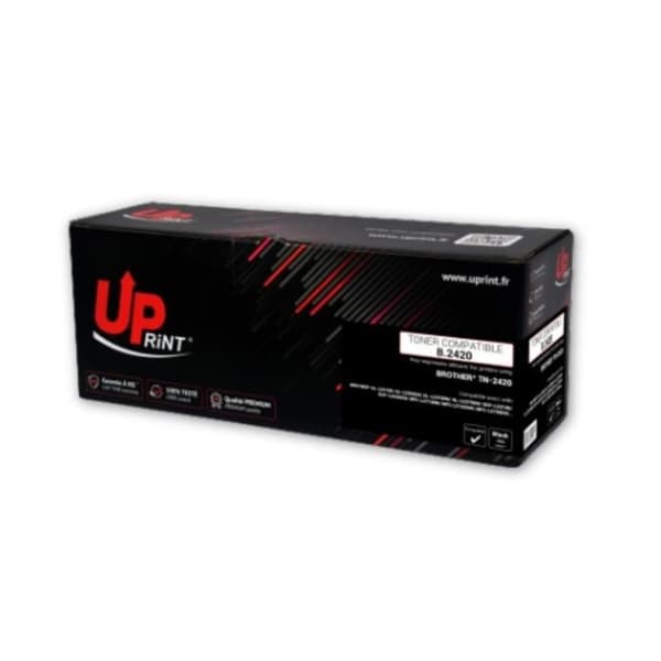 Toner - UPRINT - TN2420 - Svart - Stor kapacitet - BROTHER kompatibel