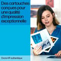 Miniatyrbild 3 av 6: HP 933XL högkapacitets gul originalbläckpatron (CN056AE) för HP OfficeJet 6100/6600/6700/7100/7510/7610