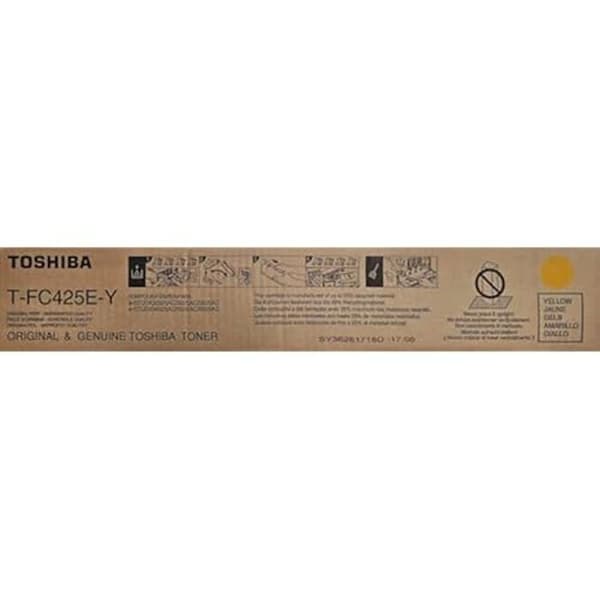 Bläckpatron - TOSHIBA - T-FC425EY - Gul - 38000 sidor - e-STUDIO6525AC