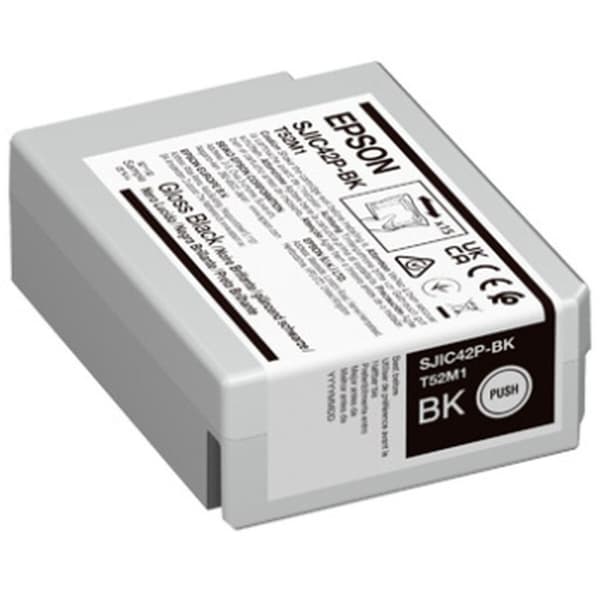 Original blækpatron Epson SJIC42P-BK Sort