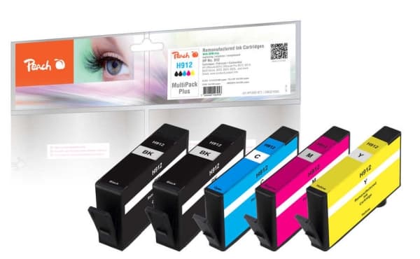 Peach PI300-971, Standard utskriftsproduksjon, 12 ml, 6 ml, 305 sider, 5 stykker, Multipakke