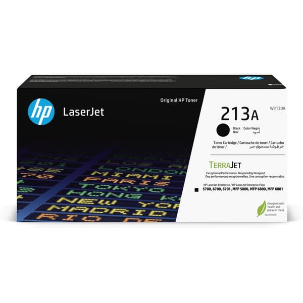 Alkunperäinen mustepatruuna HP W2130A Musta