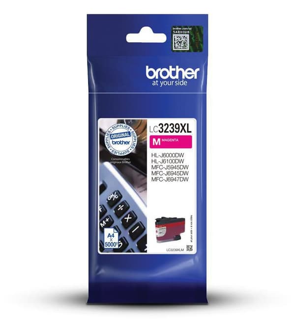 Bläckpatron BROTHER LC3239XLM magenta